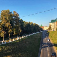 Photo taken at Пешеходный мост к Никольской башне by Anastasia S. on 9/22/2018