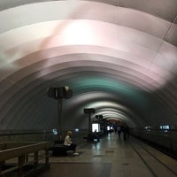 Photo taken at metro Timiryazevskaya by Andrey K. on 7/4/2019