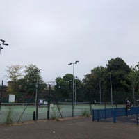 Photo taken at Bethnal Green Gardens Tennis Courts by Jay P. on 8/16/2022