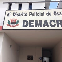 Photo taken at 5º Delegacia da Policia Civil by Fabio A. on 4/25/2014