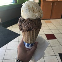 Photo taken at Cafe Donuts &amp;amp; KaleidoScoops Ice Cream by Robin M. on 7/1/2018