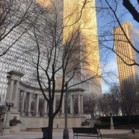 Photo taken at Millennium Monument in Wrigley Square by Tania L. on 12/27/2020