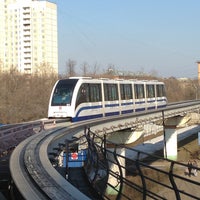 Photo taken at monorail «Ulitsa Milashenkova» by Евгений Н. on 4/16/2013