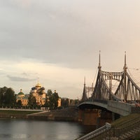 Photo taken at Староволжский мост by Alex S. on 7/29/2021