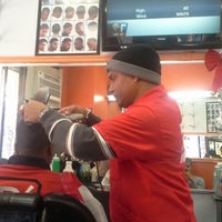 Photo taken at Juanito&amp;#39;s Barbershop by Juan R. on 12/28/2013