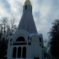 Photo taken at Часовня в честь 900-летия Рязани by Mikhail F. on 1/4/2017