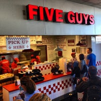 Photo taken at Five Guys by Steven D. on 1/18/2013