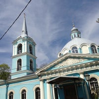 Photo taken at Церковь Смоленской Божией Матери (Смоленская церковь) by Elena A. on 5/14/2013