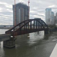 Photo taken at 旧 東京都港湾局晴海線 晴海橋梁 by めぐこ on 3/10/2018