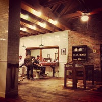 Photo taken at Baxter Finley Barber &amp; Shop by Robb D. on 11/16/2012