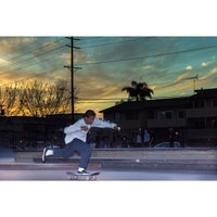 Photo taken at Stoner Skate Plaza by Robb D. on 3/12/2014