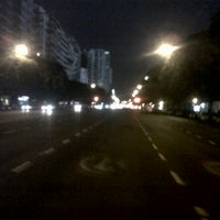 Photo taken at Av. del Libertador y Av. Dorrego by Anna C. on 4/1/2013