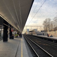 Photo taken at Ж/д платформа Сетунь by Eugene . on 11/23/2019