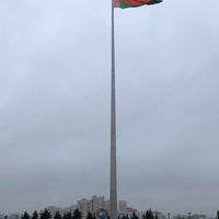 Photo taken at Площадь Государственного флага Республики Беларусь by Eugene . on 1/7/2020