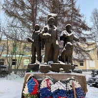 Photo taken at Памятник пограничникам Арктики by Eugene . on 1/7/2021