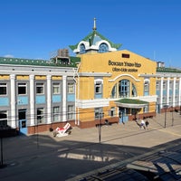 Photo taken at Ж/Д вокзал Улан-Удэ｜Ulan-Ude Railway Station by Eugene . on 8/21/2021