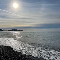 Photo taken at Пляж «Ривьера» by Eugene . on 12/12/2021