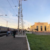 Photo taken at Ж/Д вокзал Кострома-Новая by Eugene . on 8/15/2020