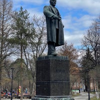 Photo taken at Памятник Ленину by Eugene . on 5/2/2021