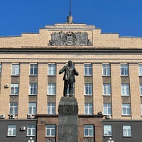 Photo taken at Площадь Ленина by Eugene . on 7/10/2021