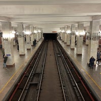 Photo taken at Metro Moskovskaya by Eugene . on 3/5/2021