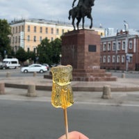 Photo taken at Памятник Великому князю Олегу Рязанскому by Eugene . on 6/16/2019