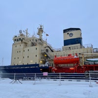 Photo taken at Морской-речной вокзал by Eugene . on 1/1/2021