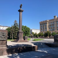 Photo taken at Стела «Город воинской славы» by Eugene . on 7/18/2020