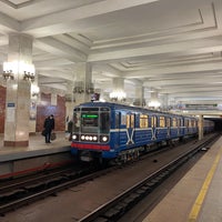 Photo taken at Metro Moskovskaya by Eugene . on 1/16/2022