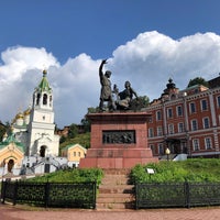 Photo taken at Памятник Минину и Пожарскому by Eugene . on 7/21/2019