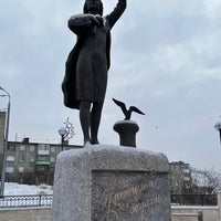 Photo taken at Памятник Ждущей by Eugene . on 1/8/2021