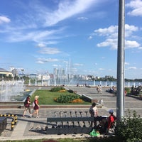 Photo taken at Площадь театра им. Камала by Evgenii D. on 7/24/2019