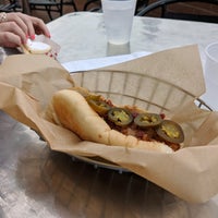Photo taken at Simon&amp;#39;s Hot Dogs by Eric S. on 2/21/2020