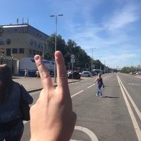 Photo taken at Кассы стадиона Лужники (правое крыло) by ариNка on 6/13/2019