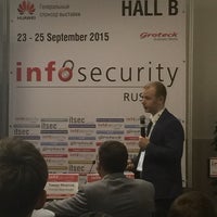 Photo taken at InfoSecurity Russia 2015 by Дмитрий К. on 9/24/2015