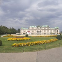 Photo taken at Belvedere Palace Garden by Maria G. on 8/10/2017