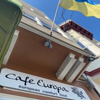 Photo taken at Cafe Europa by Denys M. on 8/29/2021