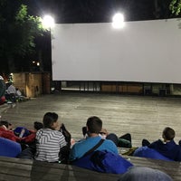 Photo taken at Летний кинотеатр в Чистяковской роще by Лидочка on 7/12/2015