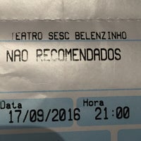 Photo taken at Teatro SESC Belenzinho by Ober S. on 9/18/2016