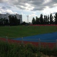 Photo taken at Стадион «Крылья Советов» by Vadim on 7/7/2013