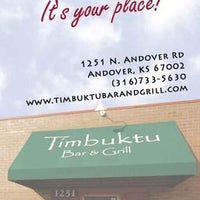 รูปภาพถ่ายที่ Timbuktu Bar &amp;amp; Grill โดย Buk G. เมื่อ 1/10/2013