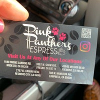 10/16/2019 tarihinde Kari H.ziyaretçi tarafından Pink Pantherz Espresso'de çekilen fotoğraf
