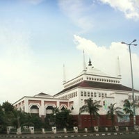 Photo taken at Masjid Akbar Kemayoran by agoezta m. on 7/18/2013
