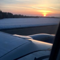 Photo taken at Взлётная полоса аэропорта by Nasty A. on 3/29/2017