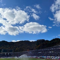 Photo taken at EDION Stadium Hiroshima by 太一 on 11/25/2023