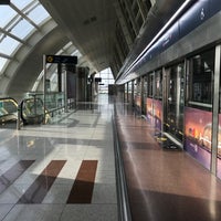 Photo taken at Terminal 1 Metro Station by Marc S. on 11/19/2021