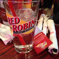 Photo taken at Red Robin Gourmet Burgers and Brews by Brent R. on 10/22/2012