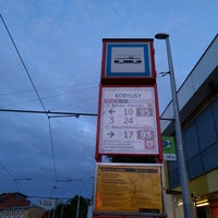 Photo taken at Kobylisy (tram) by Jazz on 5/29/2020