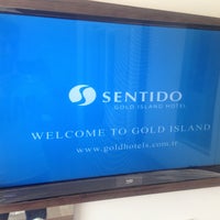 Photo taken at Sentido Golden Bay Hotel by Serdar Ç. on 5/12/2016
