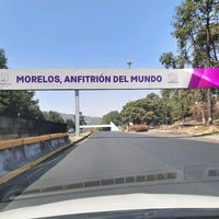 Photo taken at Autopista México - Cuernavaca by Adriano V. on 4/21/2021
